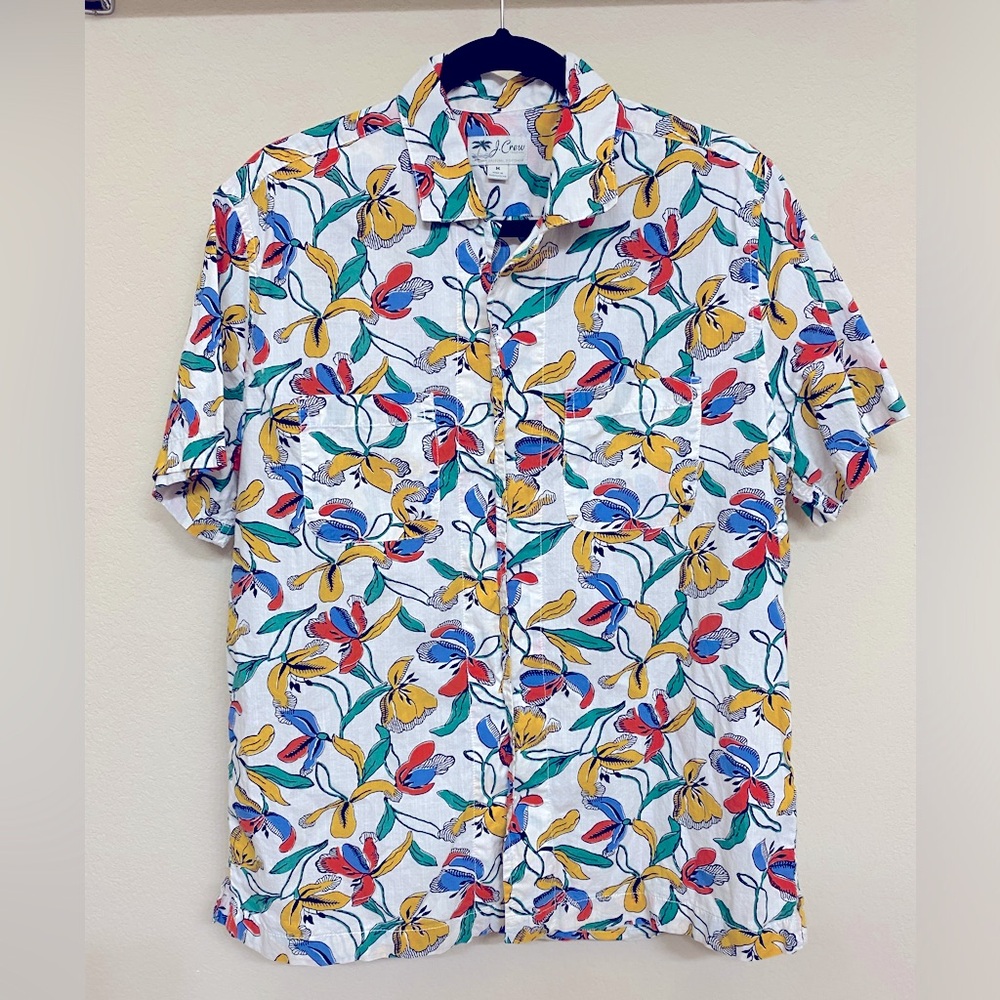 Men’s J. Crew floral button down shirt
